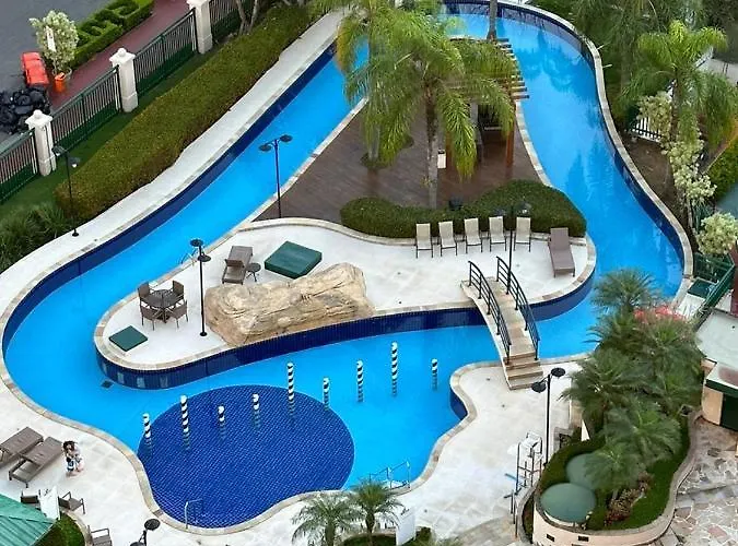 Flat Com Vista Panoramica -15- Na Barra Da Tijuca - Estacionamento Gratuito - Frigobar - Ar Condicionado - Piscina - Academia - Balsa Para Praia Gratis - Varanda - Vista Parcial Mar E Lagoa