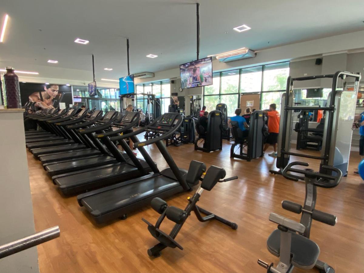Flat Com Vista Panoramica -15- Na Barra Da Tijuca - Estacionamento Gratuito - Frigobar - Ar Condicionado - Piscina - Academia - Balsa Gratis - Varanda - Vista Parcial Mar E Lagoa Río de Janeiro