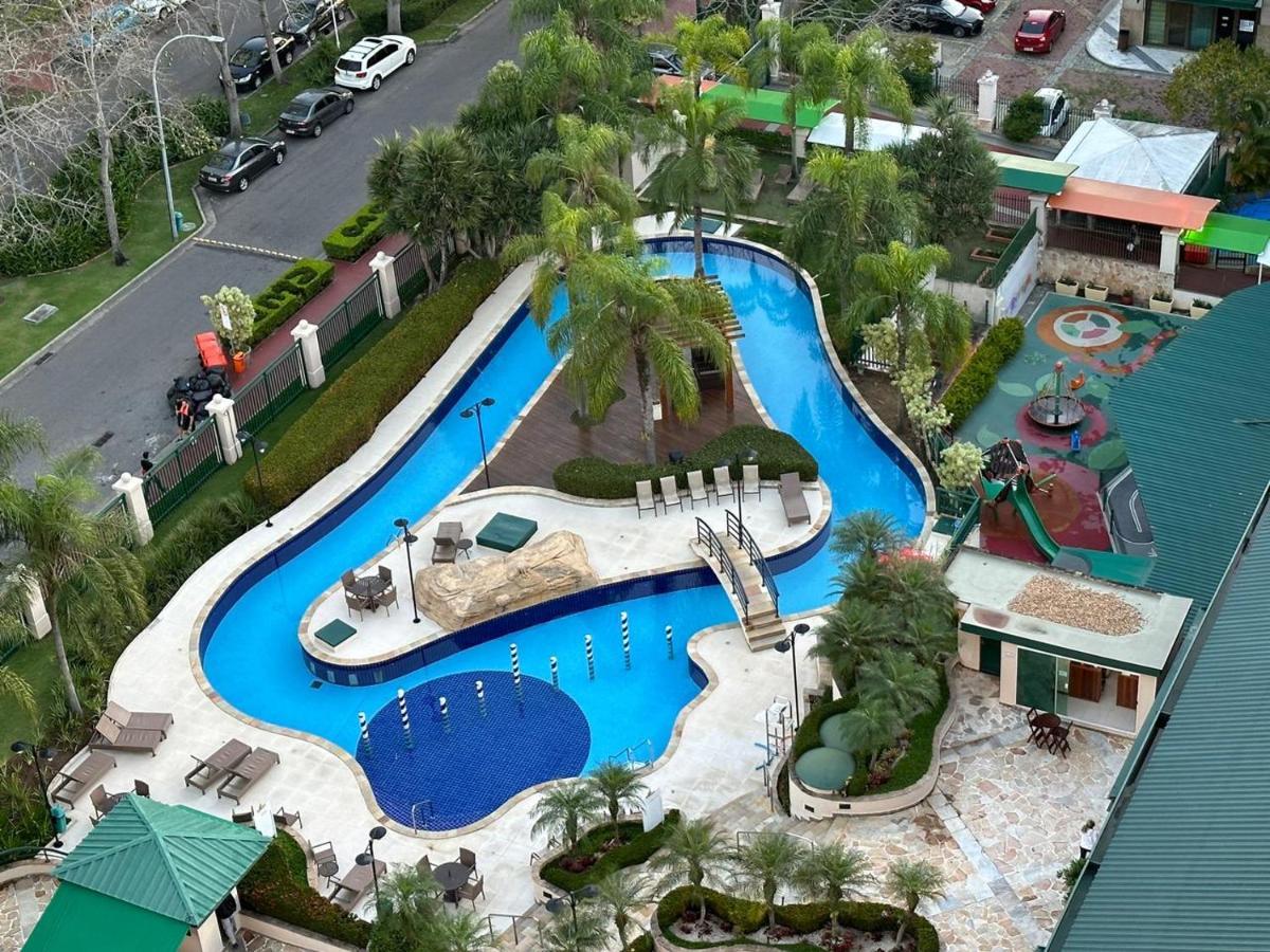 Flat Com Vista Panoramica -15- Na Barra Da Tijuca - Estacionamento Gratuito - Frigobar - Ar Condicionado - Piscina - Academia - Balsa Gratis - Varanda - Vista Parcial Mar E Lagoa Río de Janeiro