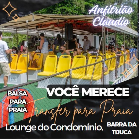 Flat Com Vista Panoramica -15- Na Barra Da Tijuca - Estacionamento Gratuito - Frigobar - Ar Condicionado - Piscina - Academia - Balsa Gratis - Varanda - Vista Parcial Mar E Lagoa Río de Janeiro